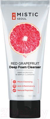 Пенка для умывания Mistic Red Grapefruit Deep Foam Cleanser Глубокоочищающая (180мл)