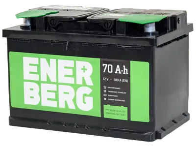 Автомобильный аккумулятор Enerberg 6СТ-70VLR 680A R+ (70 А/ч)