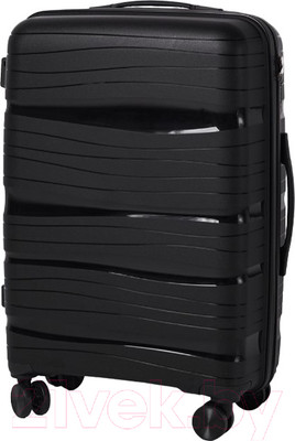 Чемодан на колесах PRIDE РР-9802 (S, черный)
