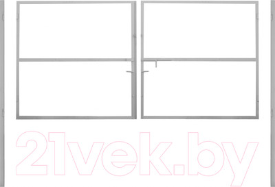 Каркас для ворот Белзабор Наружное открытие 3x2м