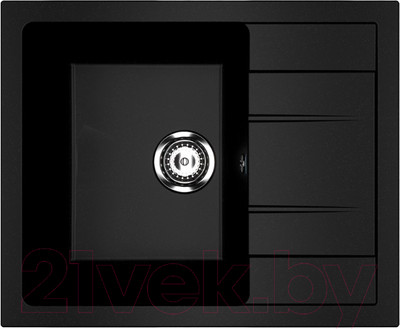 Мойка кухонная Ulgran U-607 (344 ультра-черный)