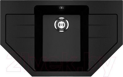 Мойка кухонная Ulgran U-609 (344 ультра-черный)
