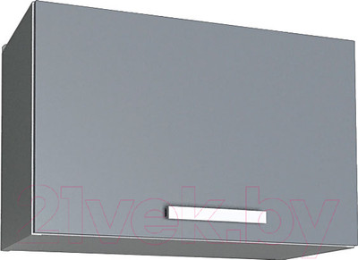 Шкаф под вытяжку Интерлиния Мила Лайт ВШГ50-360 (серебристый)
