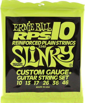 Струны для электрогитары Ernie Ball 2240 RPS 10 Slinky