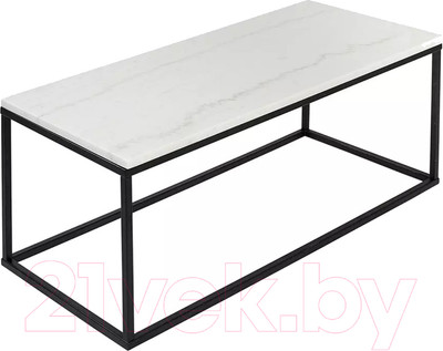 Журнальный столик Bergenson Bjorn Mayen / BB0000242 (белый/черный)