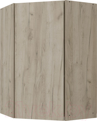 Шкаф навесной для кухни Stolline Сан-Ремо угловой / 454.30 (дуб крафт серый)