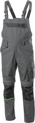 Полукомбинезон рабочий Hoegert Lemberg HT5K801-1-2XL (темно-серый)