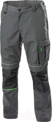 Брюки рабочие Hoegert Lemberg HT5K802-1-L (темно-серый)