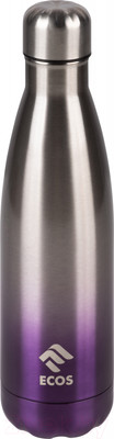 Термос для напитков ECOS 323497 (фиолетовый градиент)