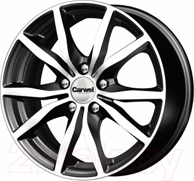 Литой диск Carwel Бекан 15x6.5" 5x114.3мм DIA 66.1мм ET 40мм AB