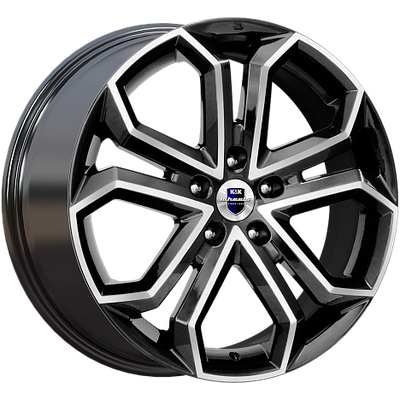 Литой диск K&K Пандора 19x8.5" 5x120мм DIA 67.1мм ET 45мм Алмаз черный
