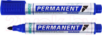 Набор маркеров HAUSER H6003 (12шт, синий)