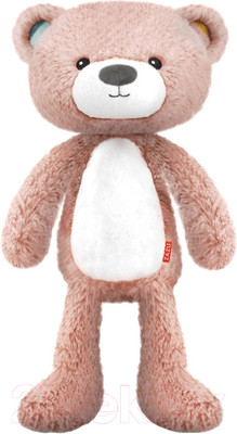 Интерактивная игрушка Zazu Тренер сна. Мишка Броуди / ZA-BRODY-03 (розовый)
