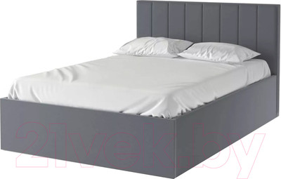 Каркас кровати Stolline Аврора 140x200 (серый)