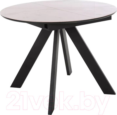 Обеденный стол Stolline Бонжур (леонардо/черный)