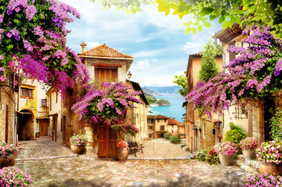 Фотообои листовые ФабрикаФресок Фреска сирень / 031501 (150x100)