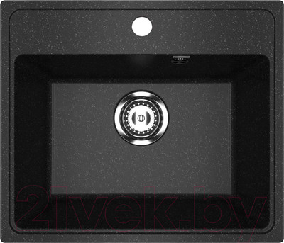 Мойка кухонная Practik PR-M 490-004 (черный оникс)
