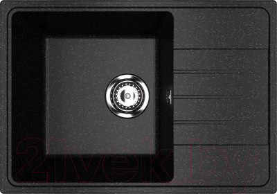 Мойка кухонная Practik PR-M 600-004 (черный оникс)
