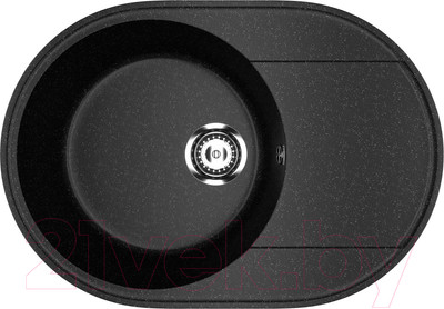 Мойка кухонная Practik PR-M 610-004 (черный оникс)