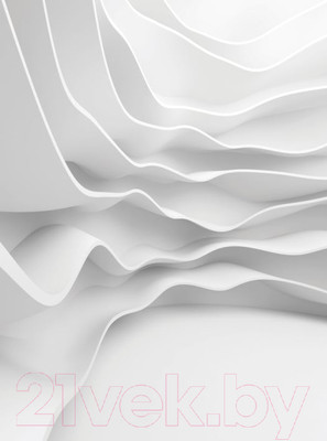 Фотообои листовые ФабрикаФресок 3D Абстракция Волны / 342270 (200x270)