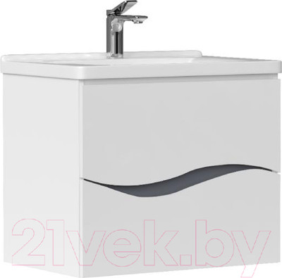 Тумба с умывальником Volna Grey 70.2Y Маринда 70 (подвесная)