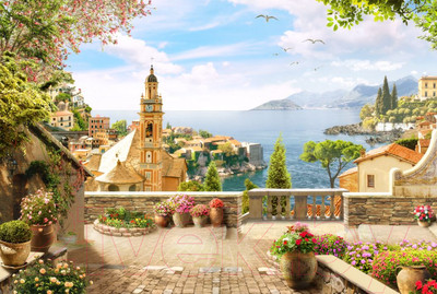 Фотообои листовые ФабрикаФресок Фреска античная солнечная / 674270 (400x270)