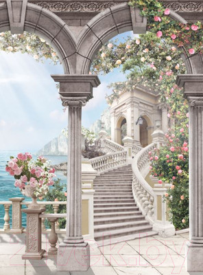 Фотообои листовые ФабрикаФресок Фреска с колоннами / 842270 (200x270)