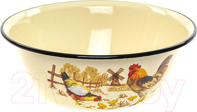 Миска КМЗ Подворье 40304-142/5 (слоновая кость)