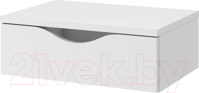 Прикроватная тумба Stolline Луки 1 ящик / 508.03 (белый)