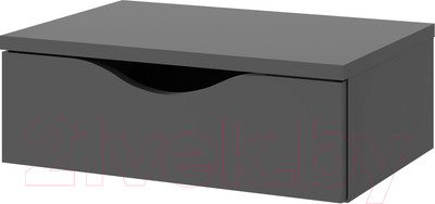 Прикроватная тумба Stolline Луки 1 ящик / 508.03 (графит)