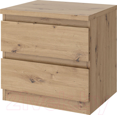 Прикроватная тумба Stolline Олли 2 ящика / 507.01 (дуб артисан)