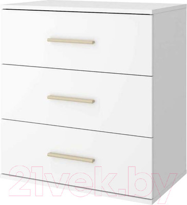 Комод Stolline Алекс 3 ящика / 513.05 (белый/бетон)