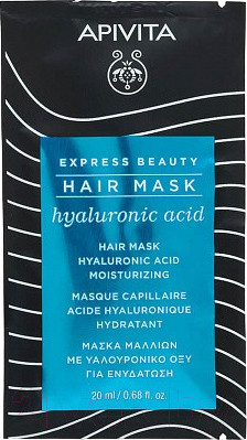 Маска для волос Apivita С гиалуроновой кислотой (20мл, саше)