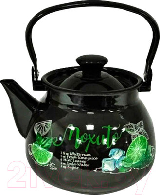 Чайник КМЗ Мохито 42115-123/6-У4 (черный)