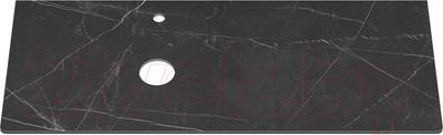 Столешница для тумбы в ванную Misty Роял 120 / VS03-120 (черный)