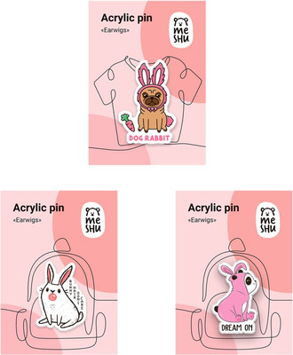 Набор значков Meshu Earwigs / MS_54861 (3шт)