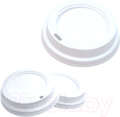 Набор крышек для стаканов Паксервис УК-81К / 287264 (300шт, белый)