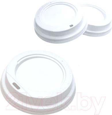 Набор крышек для стаканов Паксервис УК-91К / 287266 (300шт, белый)