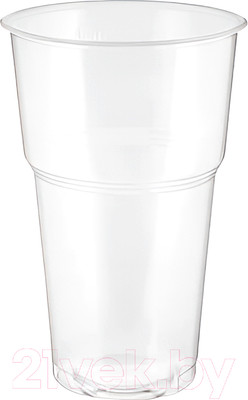 Набор одноразовых стаканов Паксервис ПП Факел 500мл / 284541 (200шт, прозрачный)