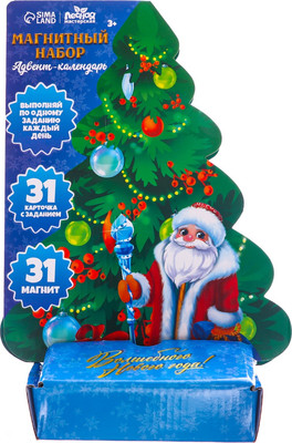 Развивающий игровой набор Лесная мастерская Магнитная елка / 9614839