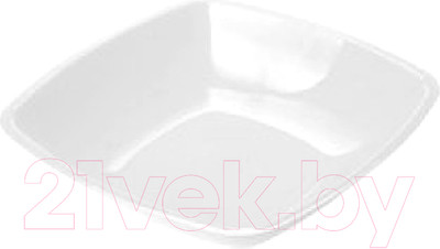 Набор одноразовых тарелок Паксервис ПП 180мм / 287367 (30шт, белый)