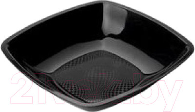 Набор одноразовых тарелок Паксервис ПП 180мм / 287925 (30шт, черный)