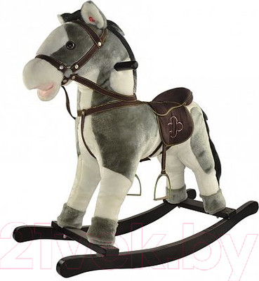 Качалка детская Pituso Fandango Лошадка / GS2057W (серый/белый)