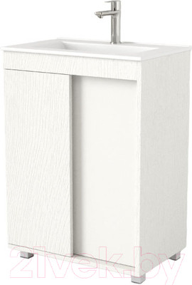 Тумба под умывальник Дабер 013 60 / Т13.6.0.5 (белый древесный)