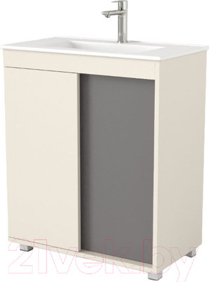 Тумба под умывальник Дабер 013 WeltWasser Deilbach 7517-70 / Т13.7W.0.19 (бежевый/серый)