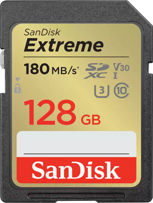 Карта памяти SanDisk SDXC Extreme Class 128GB (SDSDXVA-128G-GNCIN)