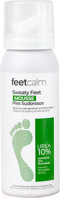 Пенка для ног Feetcalm Sweaty Feet Mousse 10% Мочевины против потливости ног (75мл)