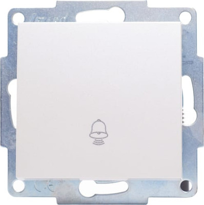 Кнопка звонка Lezard Vesna 742-3088-103 (жемчужно-белый перламутр)