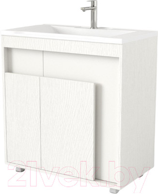 Тумба под умывальник Дабер 015 WeltWasser Deilbach 7517-60 / Т15.6W.0.5 (белый древесный)