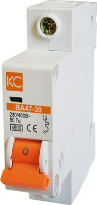 Выключатель автоматический КС ВА 47-39 1P 1.6А C / 80103